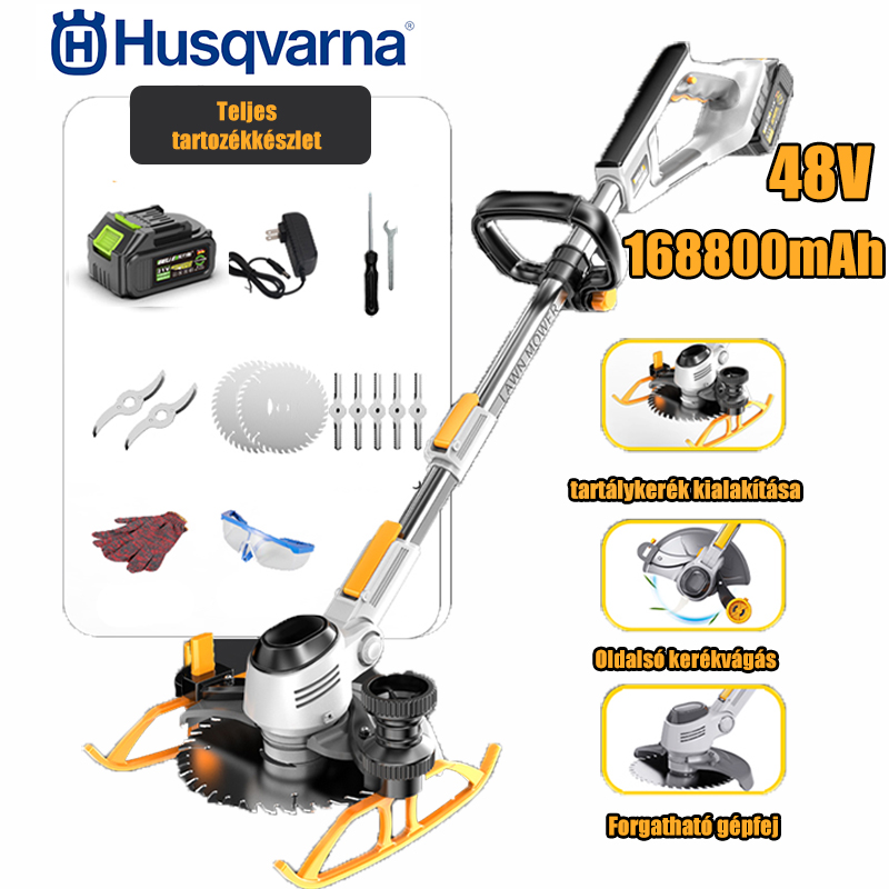 1 akkumulátor, 48 V, 168800 mAh (12 óra akkumulátor-élettartam) + tartozékok (nincs LCD képernyő)