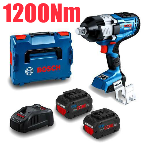 【18V】 Bosch GDS18V-740C 40V nagy nyomatékú ütvecsavarozó, maximális nyomaték +1200Nm