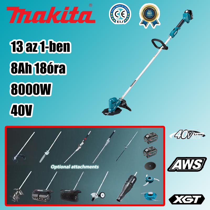 [Teljesítmény 8000w] + 8Ah 40V lítium akkumulátor * 2 (18 óra üzemidő) + teljes tartozékkészlet